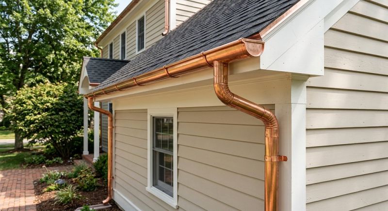 Copper Gutter Installation in San Francisco, CA