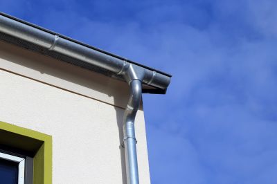 Commercial Gutter Cover System in Use