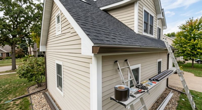 Steel Rain Gutter Installation in Everett, WA